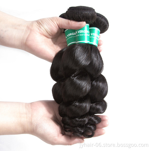 Direct Price Long Life Service Brazilian Loose Wave Hair Weave , No Chemical Treated Brazilian Human Hair